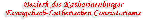 Bezierk des Katharinenburger Evangelisch-Lutherischen Consistoriums